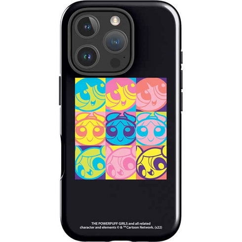 Cartoon Network Powerpuff Girls Neon iPhone 16 Pro Impact Case